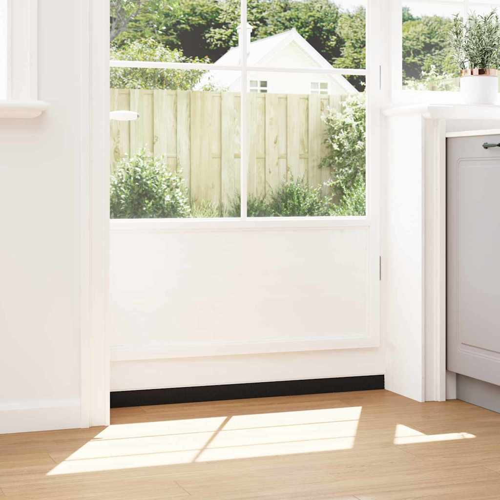 Vidaxl schroefbare deurborstelafsluitingen 2 pcs wit 100 cm