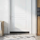 Vidaxl schroefbare deurborstelafsluitingen 2 pcs wit 100 cm