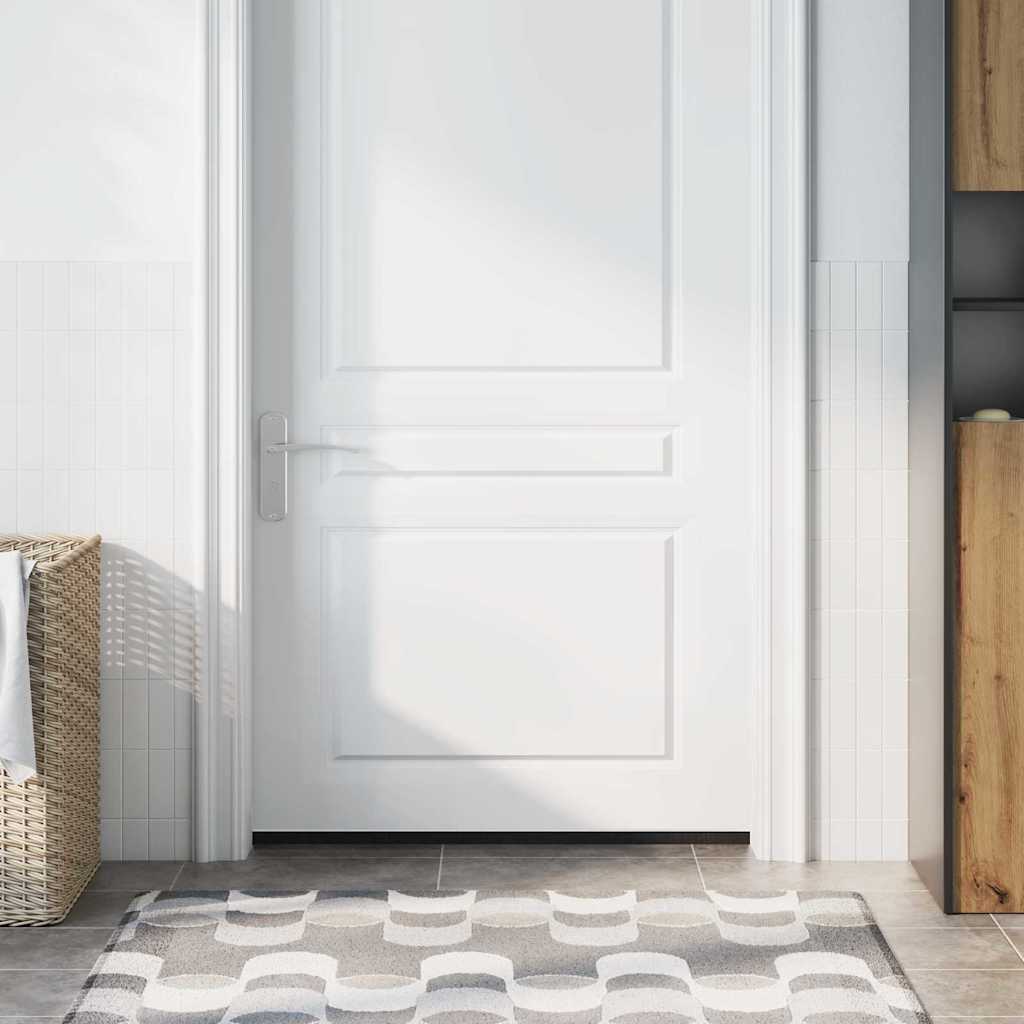Vidaxl schroefbare deurborstelafsluitingen 12 pcs wit 100 cm