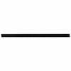 Vidaxl zelfklevende deurborstels 6 pcs zwart 100 cm aluminium legering