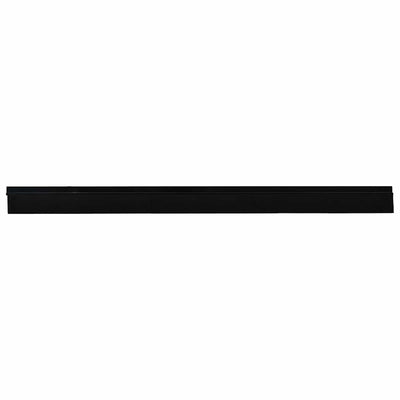 Vidaxx self-adhesive door brushes 6 pcs black 100 cm aluminum alloy