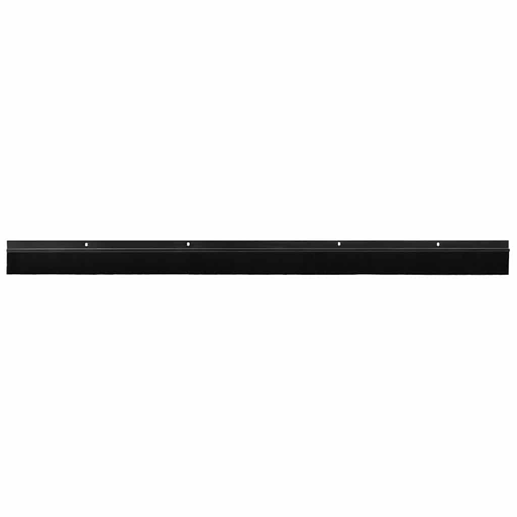 Vidaxl schroefbare deurborstelafsluitingen 2 pcs zwart 100 cm