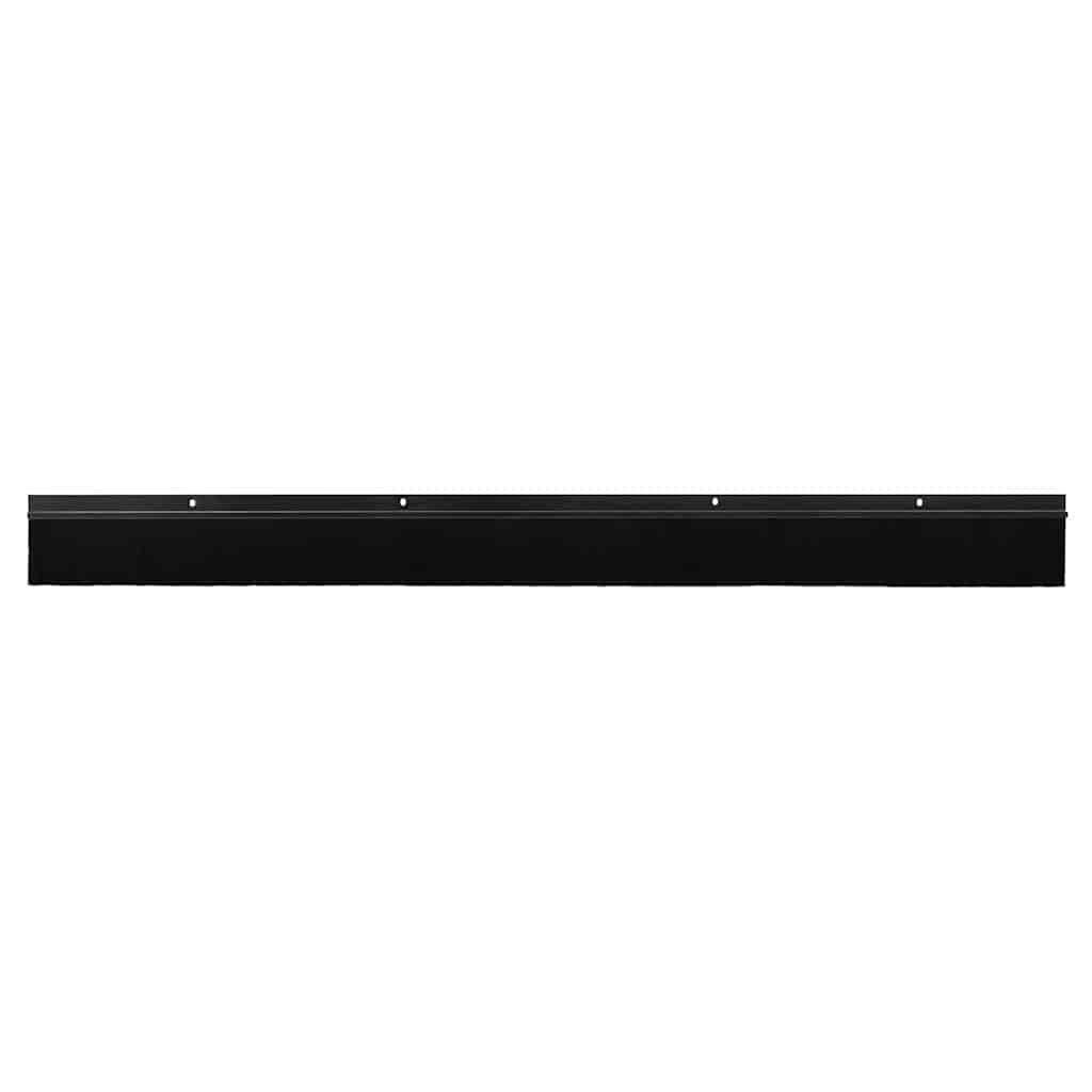 Vidaxl schroefbare deurborstelafsluitingen 2 pcs zwart 100 cm