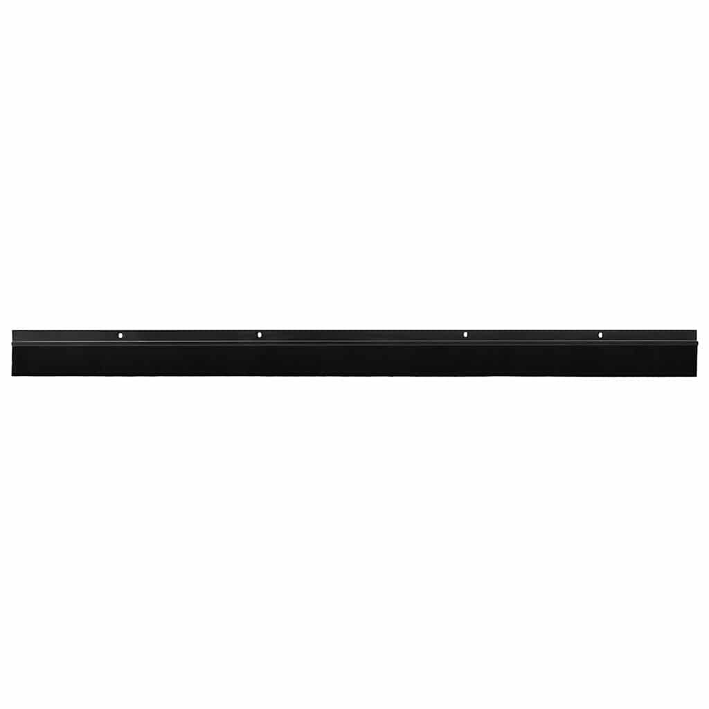 Vidaxl schroefbare deurborstelafsluitingen 6 pcs zwart 100 cm