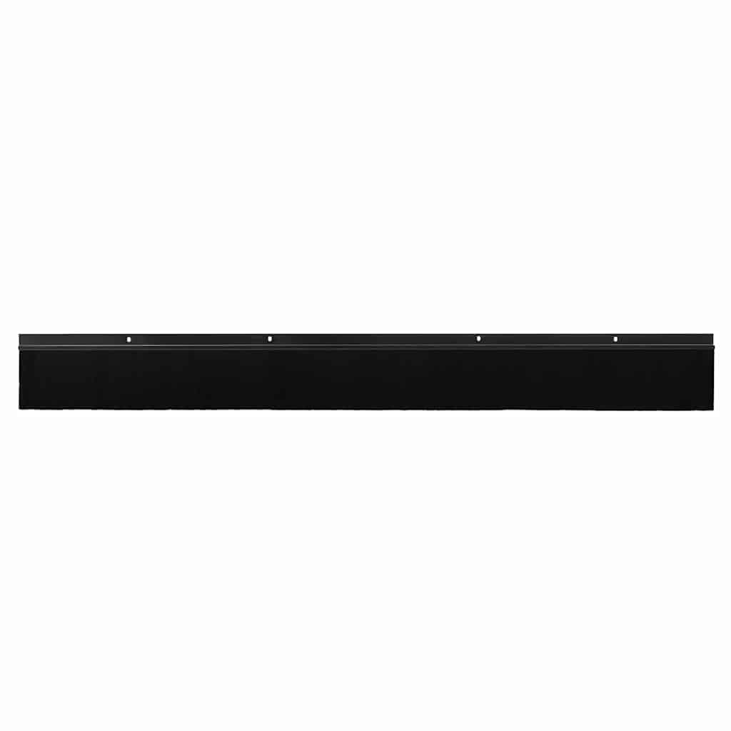 Vidaxl schroefbare deurborstelafsluitingen 6 pcs zwart 100 cm
