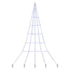 Vidaxl led kerstboom met grondspiesjes met 168 led blauw 306 cm metaal