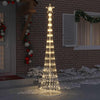 Vidaxl led kerstboom met 290 led warmwit 70 x 70 x 250 cm metaal