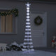 Vidaxl led kerstboom met 290 led koudwit 70 x 70 x 250 cm metaal