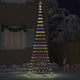 Vidaxl led kerstboom met 455 led multikleur 184.5 cm metaal