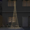 Vidaxl led kerstboom met 555 led met standaard warmwit 500 cm metaal