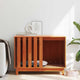 Vidaxl hondenhuis wasbruin 90 x 60 x 67 cm massief grenenhout