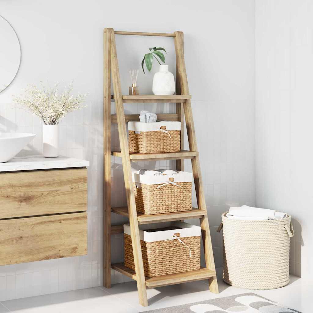 Vidaxl opslagmanden 3 pcs naturel 35 x 30 x 25 cm waterhyacint