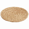 vidaxxl mantel individual tejido redondo 10ud natural ø 30 cm jacinto de agua