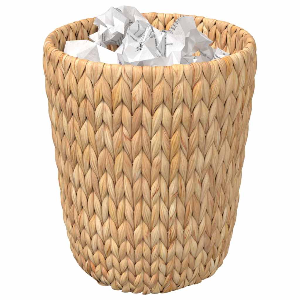 Vidaxl afvalpapier bakken 2 pcs naturel 26 x 26 x 29 cm waterhyacint