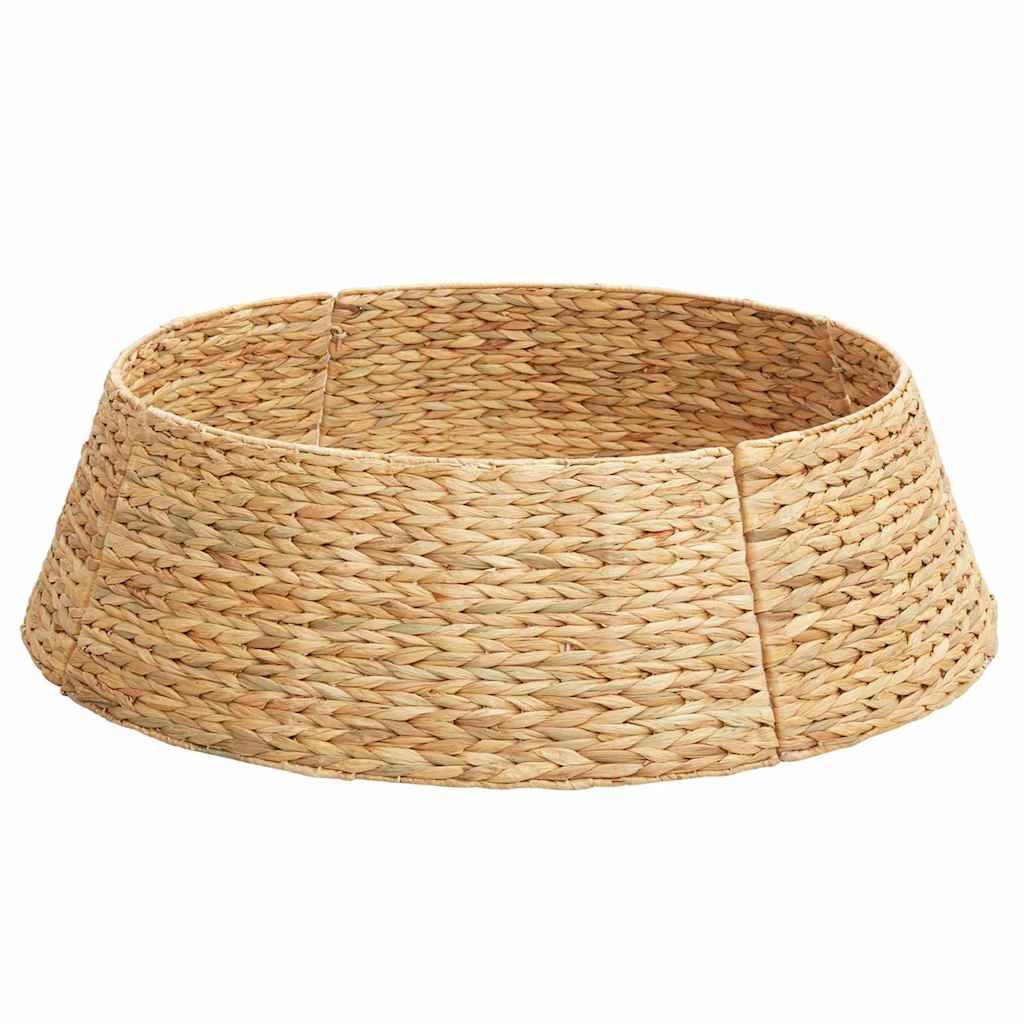 Vidaxl kerstboomkraag bruin 90 x 90 x 28 cm waterhyacint