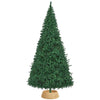Vidaxx Collar para árbol de Navidad marrón 90 x 90 x 28 cm jacinto de agua