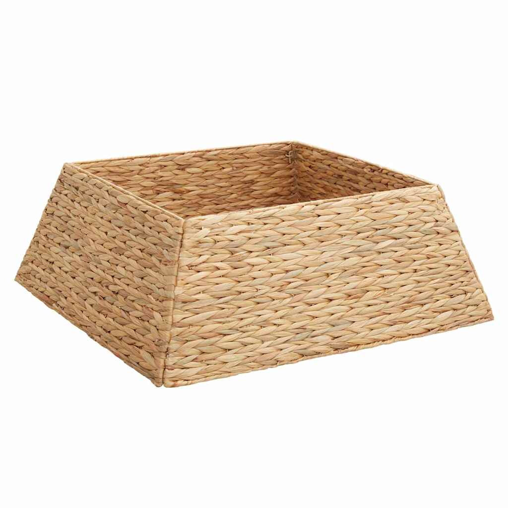 Vidaxl kerstboomkraag bruin 70 x 70 x 28 cm waterhyacint