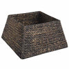 Vidaxl kerstboomkraag zwart 50 x 50 x 25 cm waterhyacint