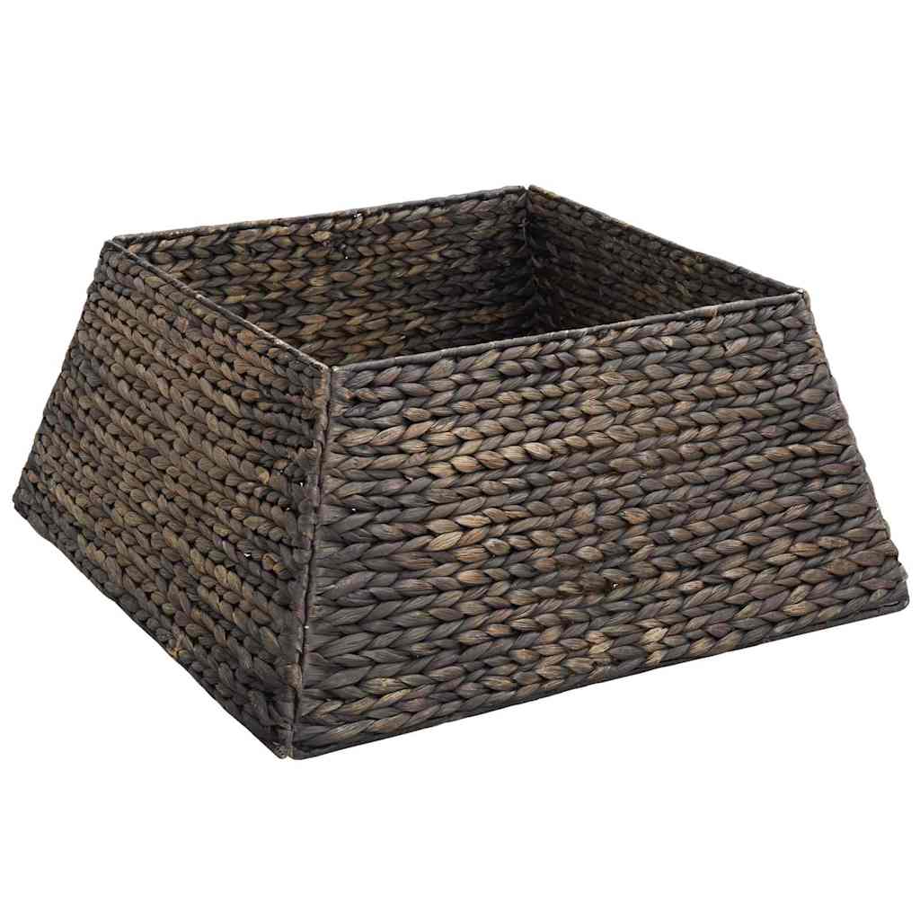 Vidaxl kerstboomkraag zwart 60 x 60 x 28 cm waterhyacint