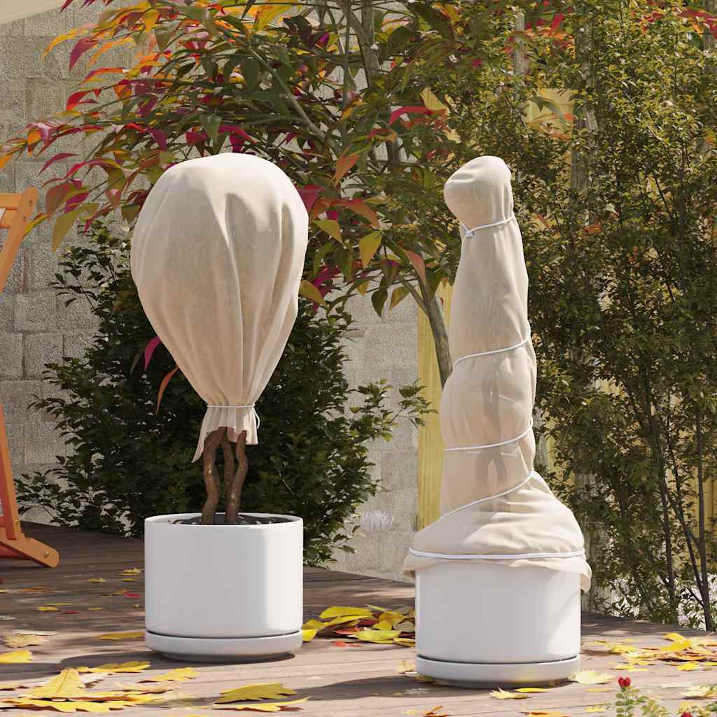 Vidaxl protezione antigelo per piante in tessuto non tessuto beige 50 x 1,6 m