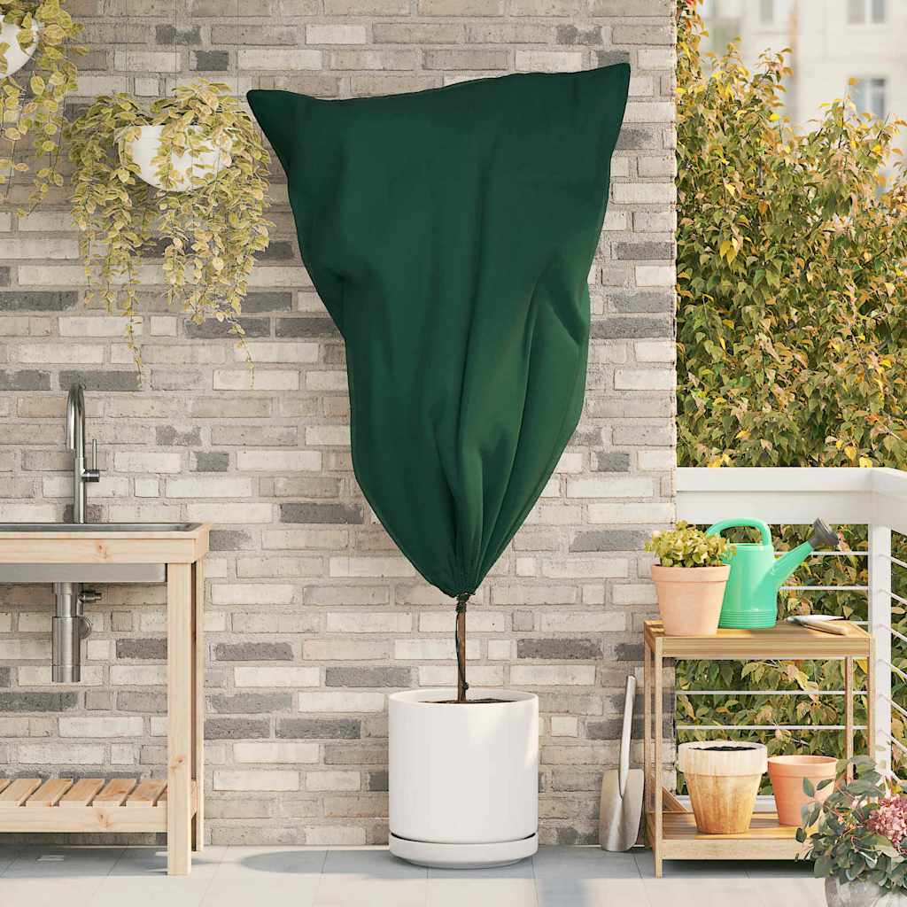 Vidaxx Coperture antigelo per piante in pile 10 pezzi verdi 0,8 x 1,2 m
