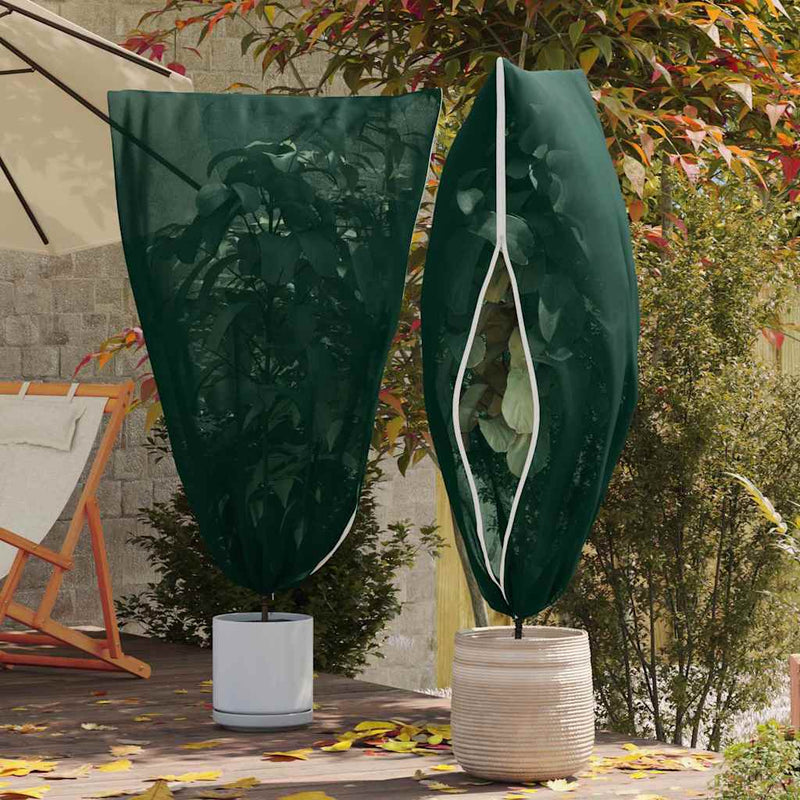 Vidaxx Coperture antigelo per piante in pile 5 pezzi verdi 1,55 x 1 m