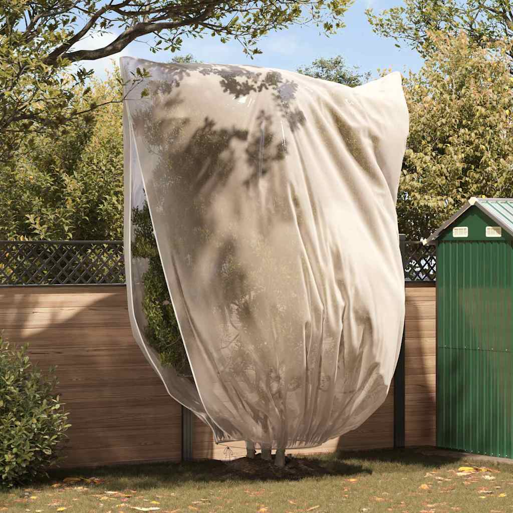 Vidaxx Coperture antigelo per piante in pile 3 pezzi beige 3,5 x 2,5 m