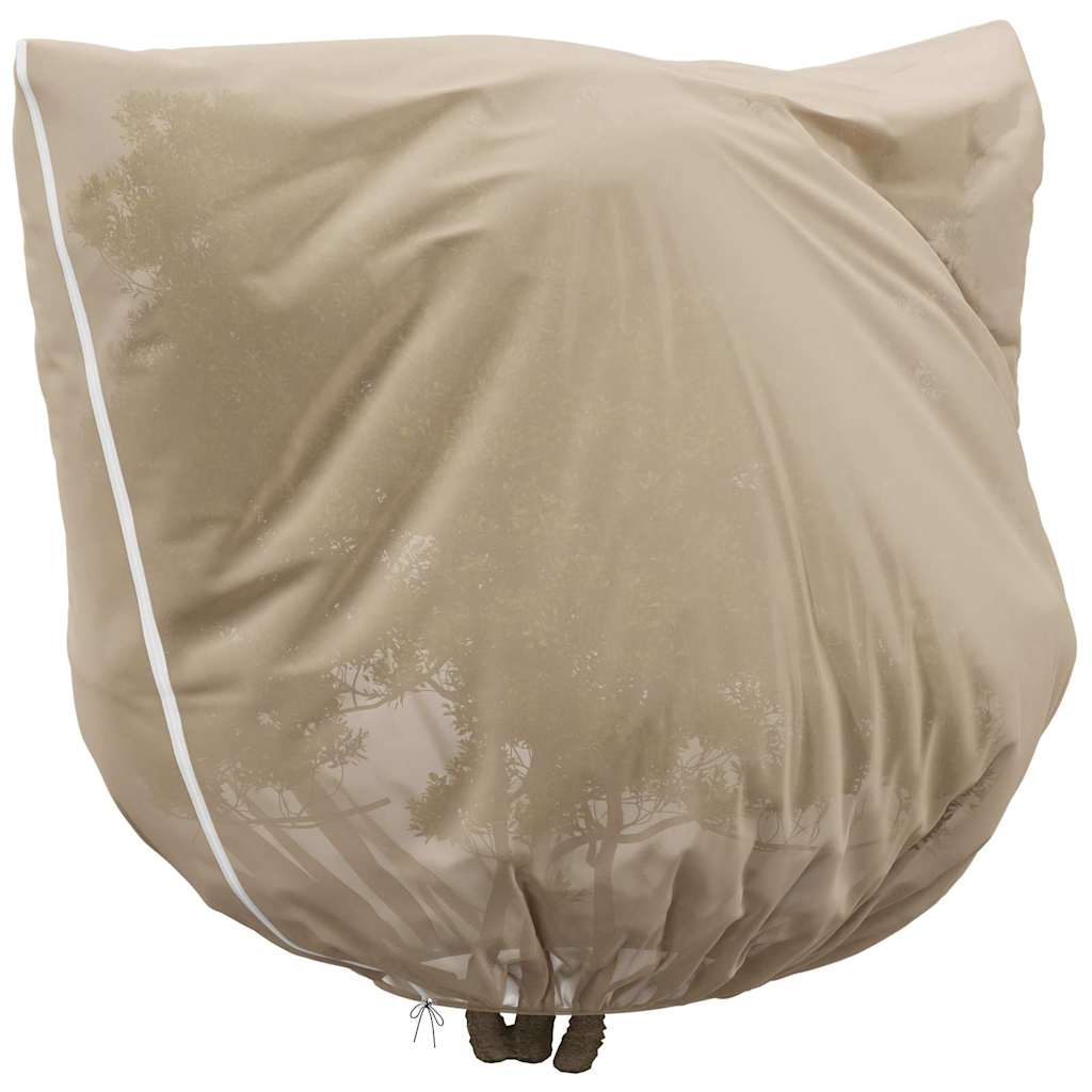 Vidaxx Coperture antigelo per piante in pile 3 pezzi beige 2 x 2,36 m