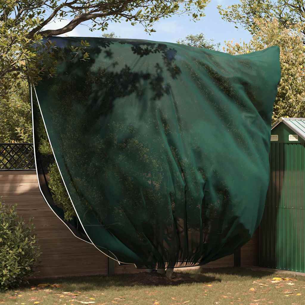 Vidaxl vorstbescherming plantenfleece covers 3 pcs groen 3,5 x 3,93 m