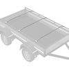 Vidaxl zeildoekbevestiging voor aanhangwagens 3 pcs zilver 130-210 cm