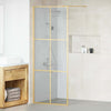 Parete doccia walk-in Vidaxx oro 80 x 195 cm in vetro temperato