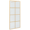 Parete doccia walk-in Vidaxx oro 90 x 195 cm in vetro temperato