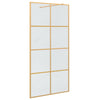 Parete doccia walk-in Vidaxx oro 100 x 195 cm in vetro temperato