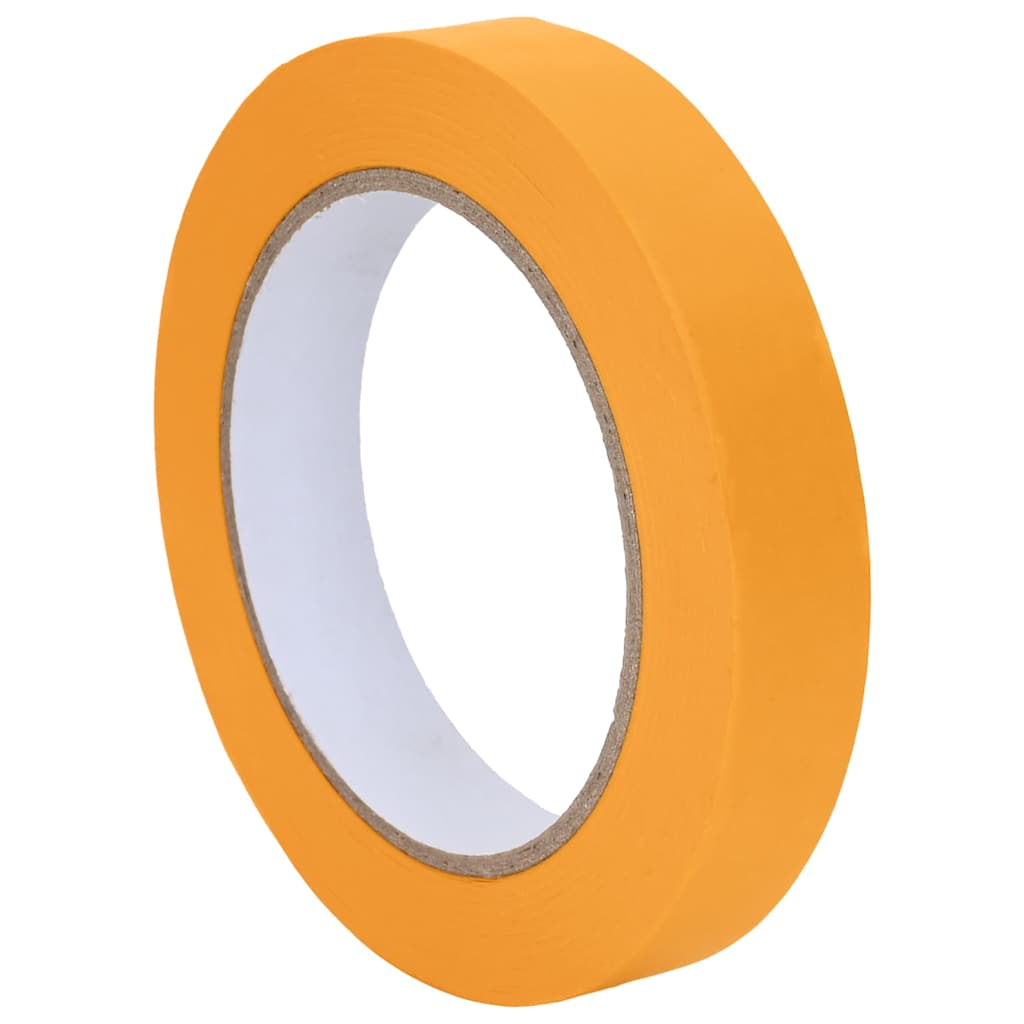 Vidaxl verf maskertapes 12 pcs geel 19mm x 50m papier
