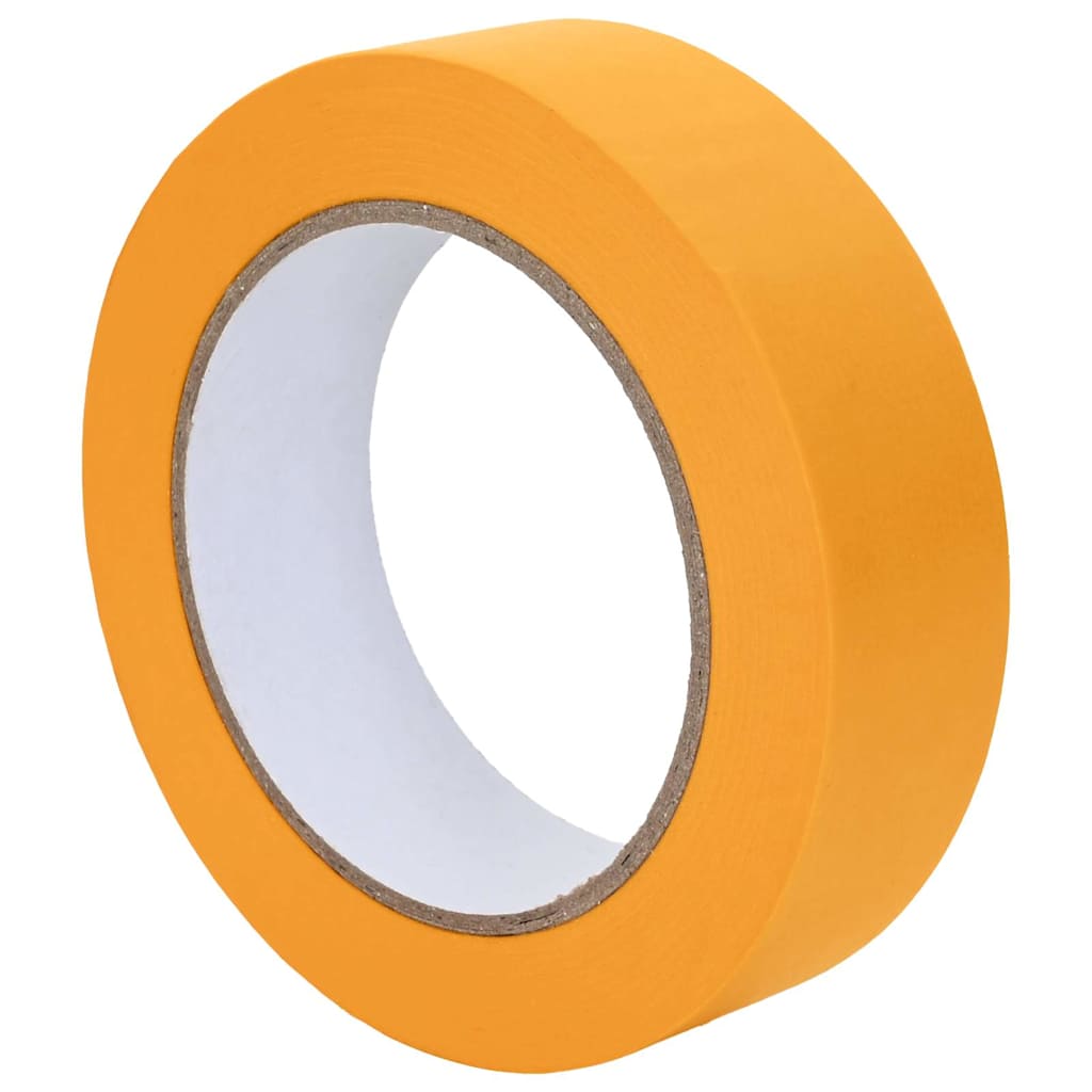 Vidaxl verf maskertapes 24 pcs geel 25mm x 50m papier