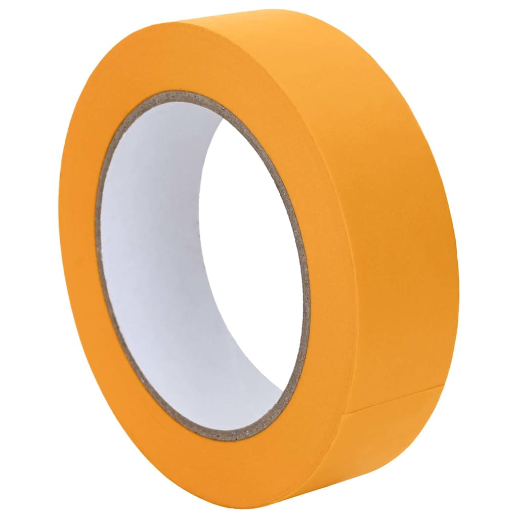 Vidaxl verf maskertapes 50 pcs geel 30mm x 50m papier