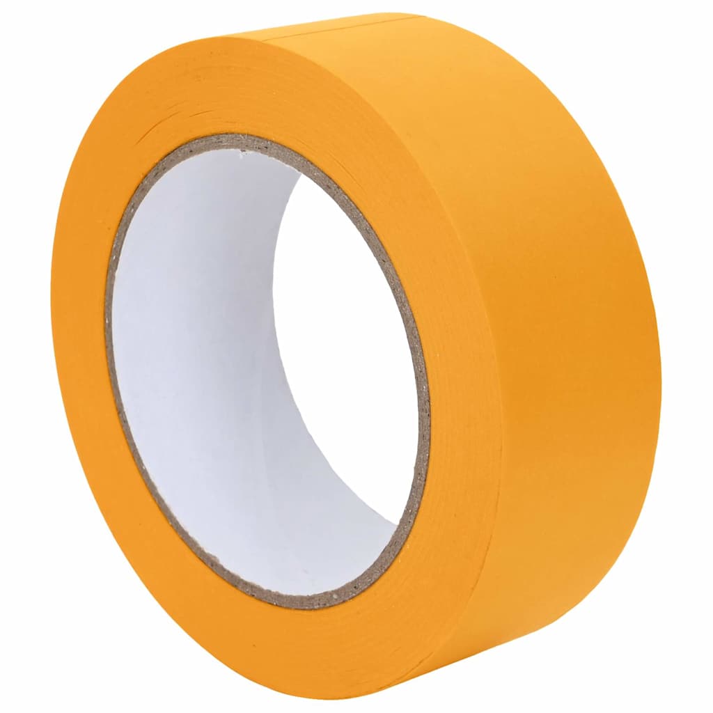 Vidaxl verf maskertapes 12 pcs geel 38mm x 50m papier