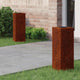 Vidaxl solar led pad licht 2 pcs roestig cortenstaal