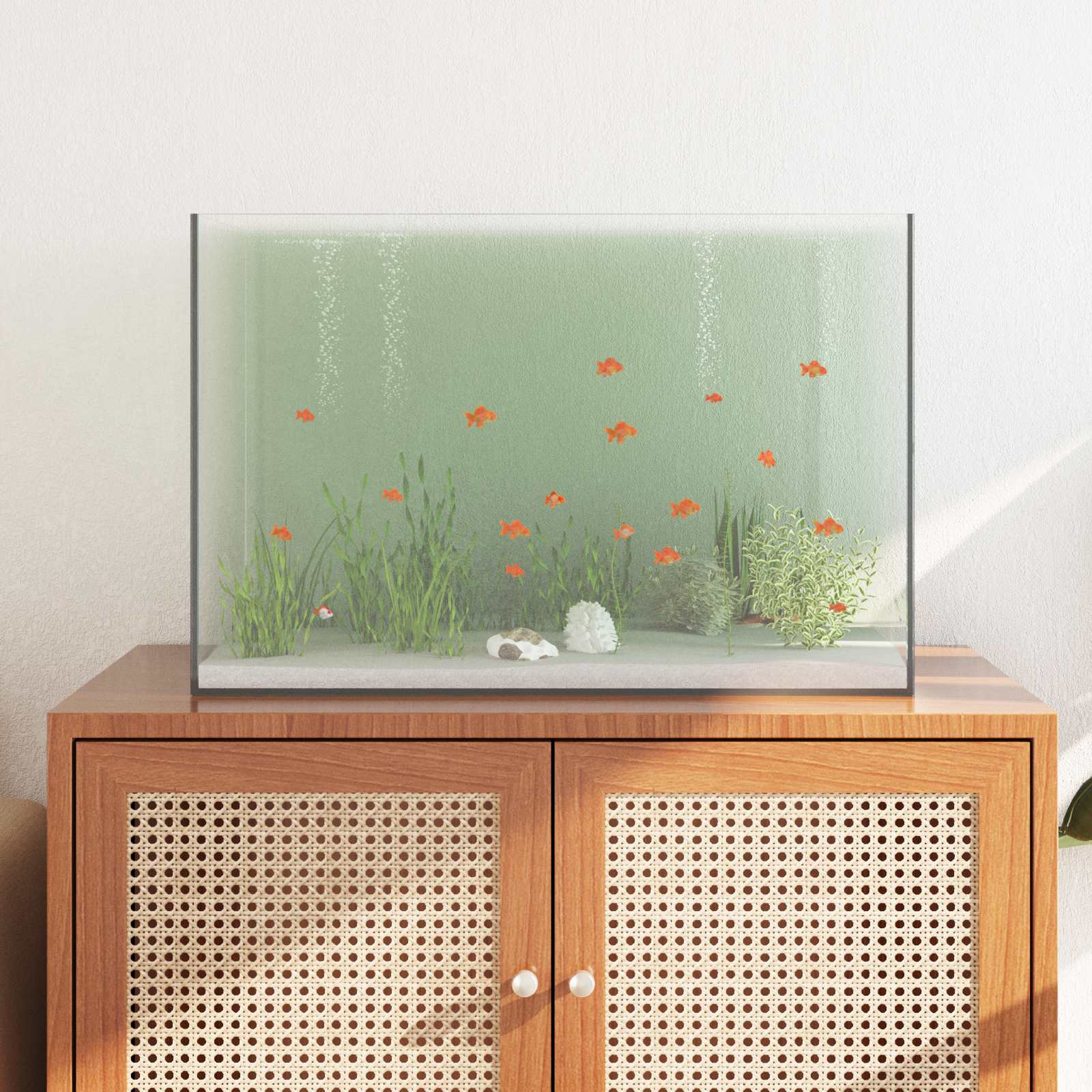 Acquario Vidaxx con contenitore in vetro trasparente 60 x 35 x 40 cm