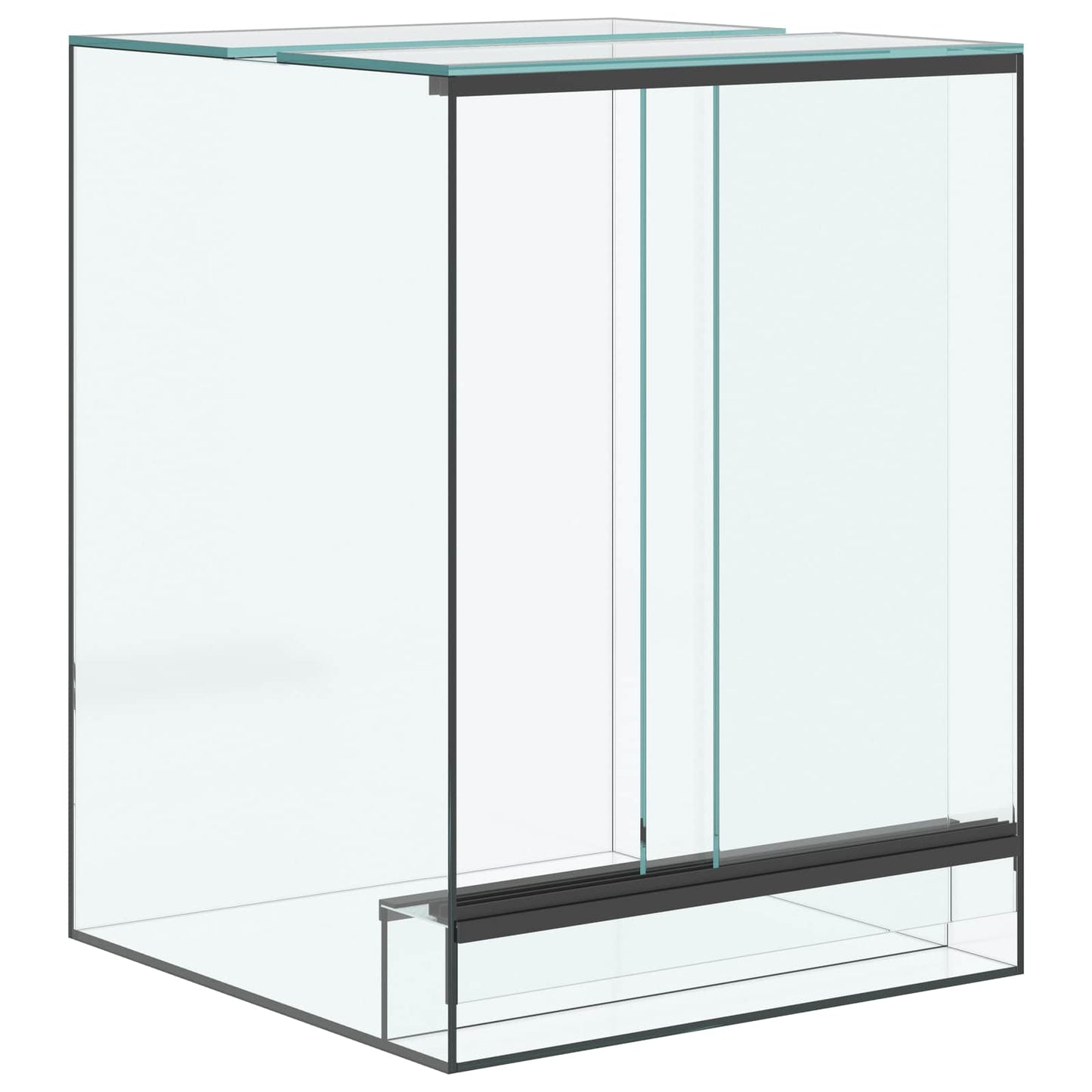Vidaxl terrarium met opslag doorzichtig 30 x 30 x 40 cm glas