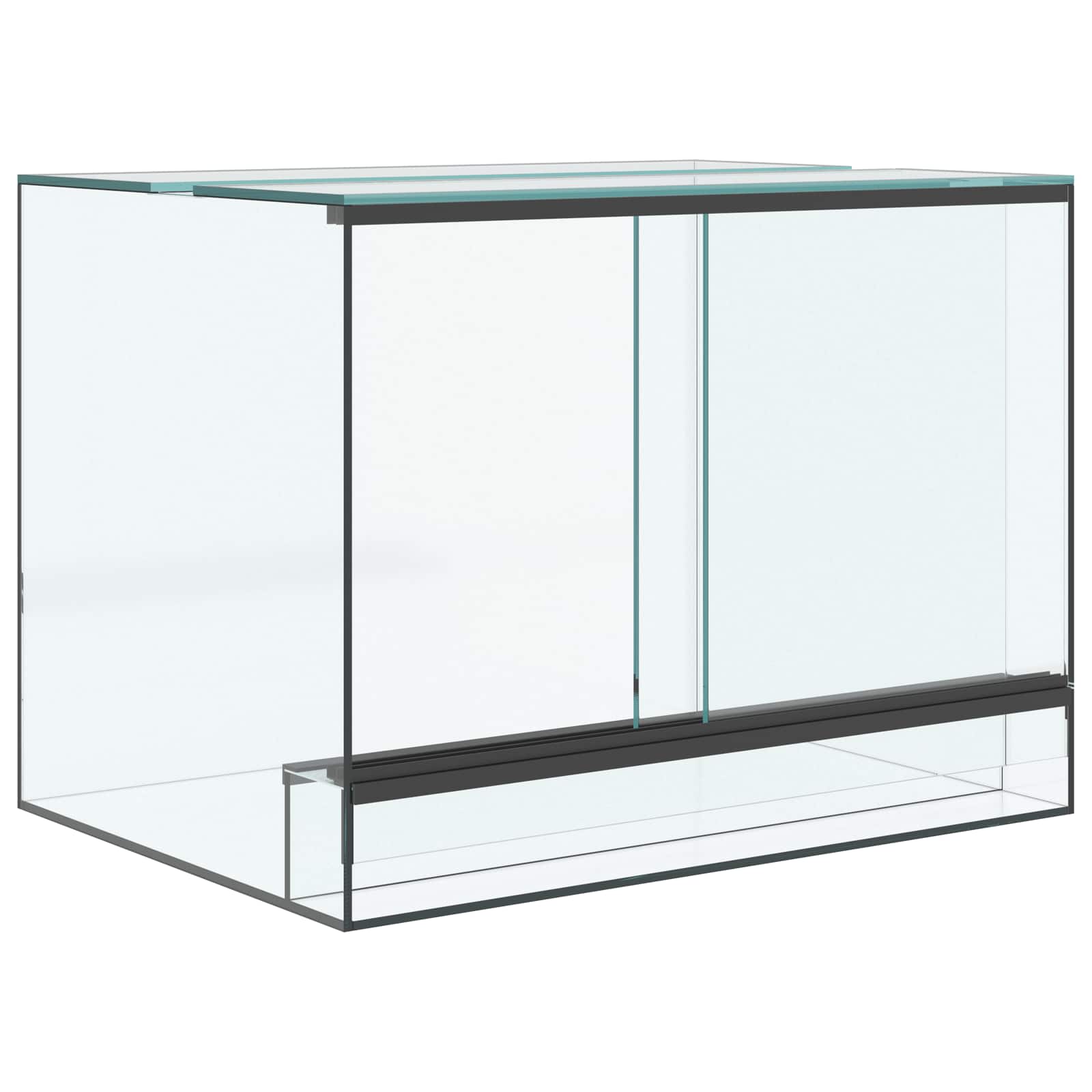 Vidaxl terrarium met opslag doorzichtig 40 x 30 x 30 cm glas