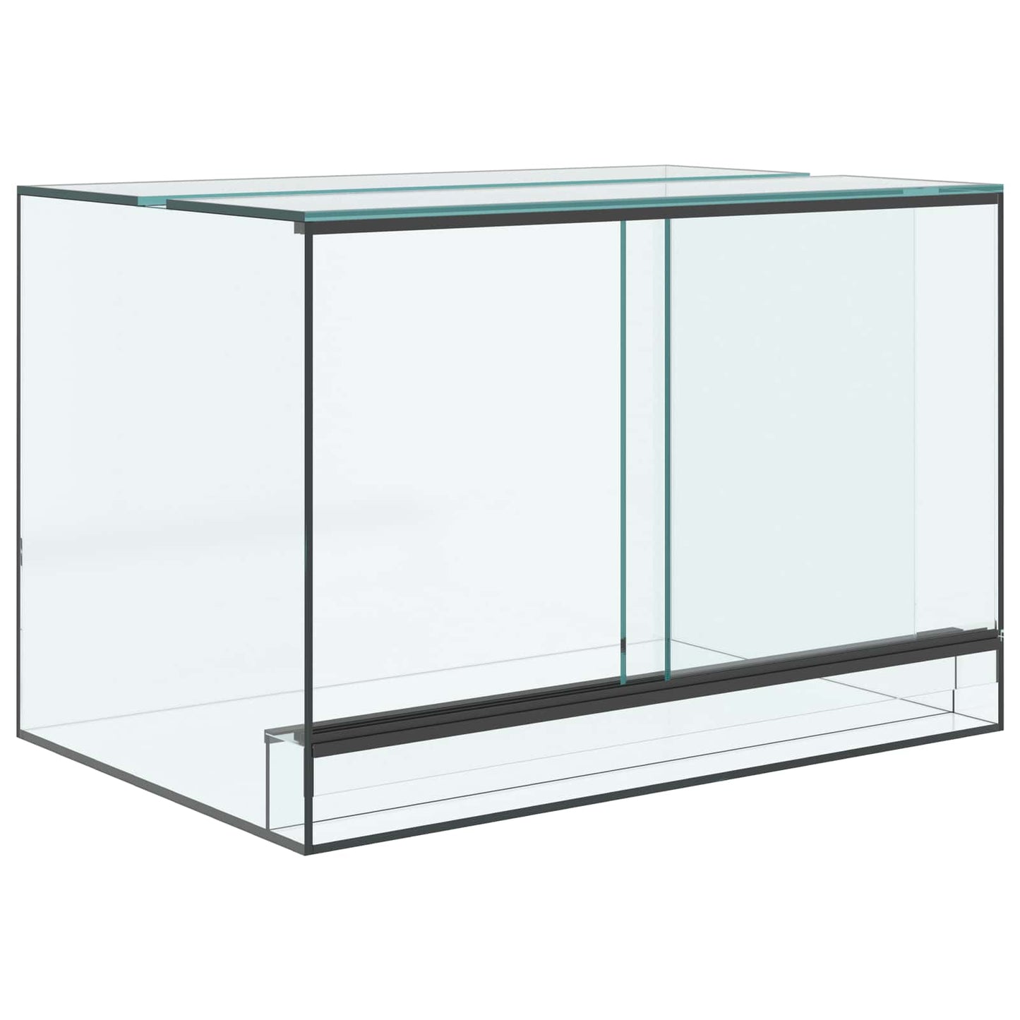 Vidaxl terrarium met opslag doorzichtig 60 x 40 x 40 cm glas