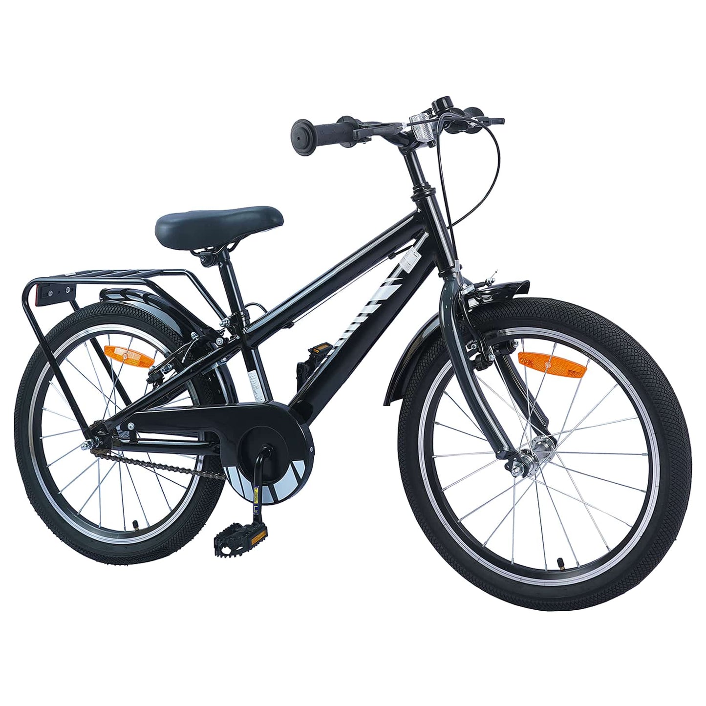 Bicicletta per bambini VidaXL 20 pollici per 6-11 anni nera