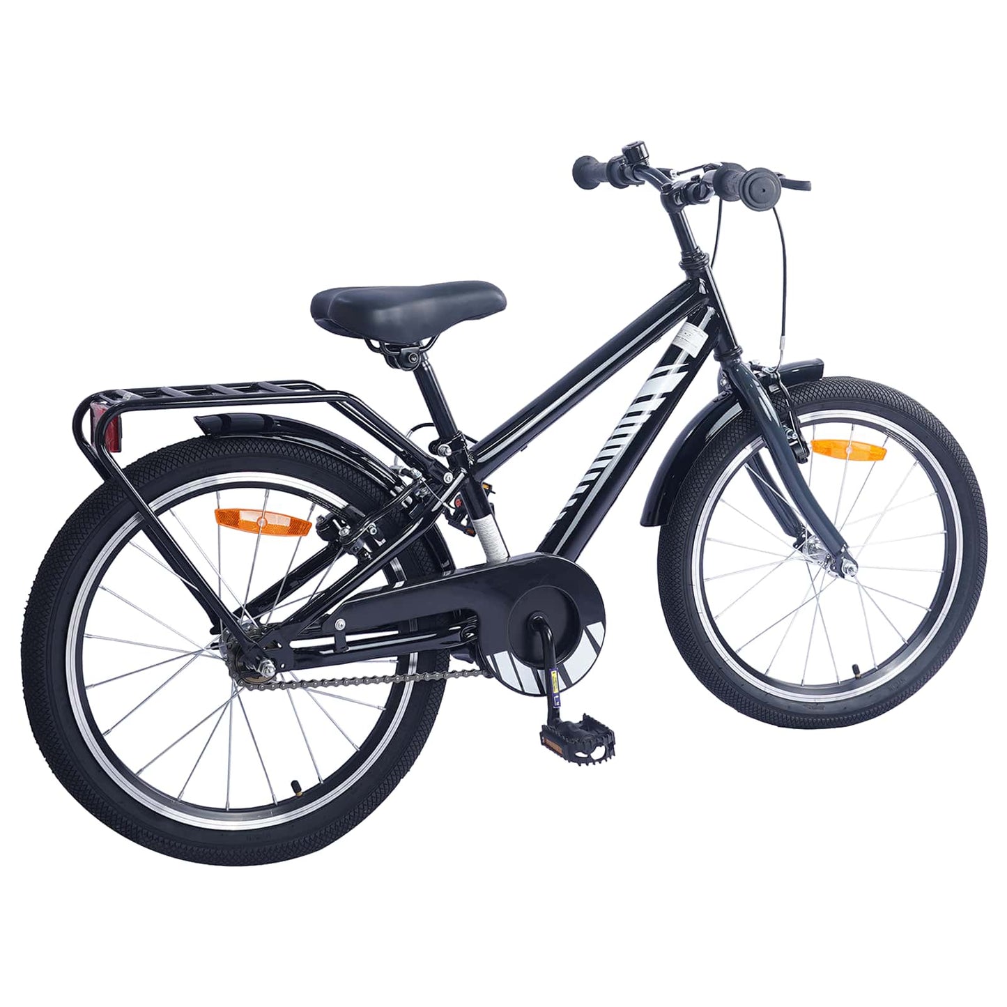 Bicicletta per bambini VidaXL 20 pollici per 6-11 anni nera