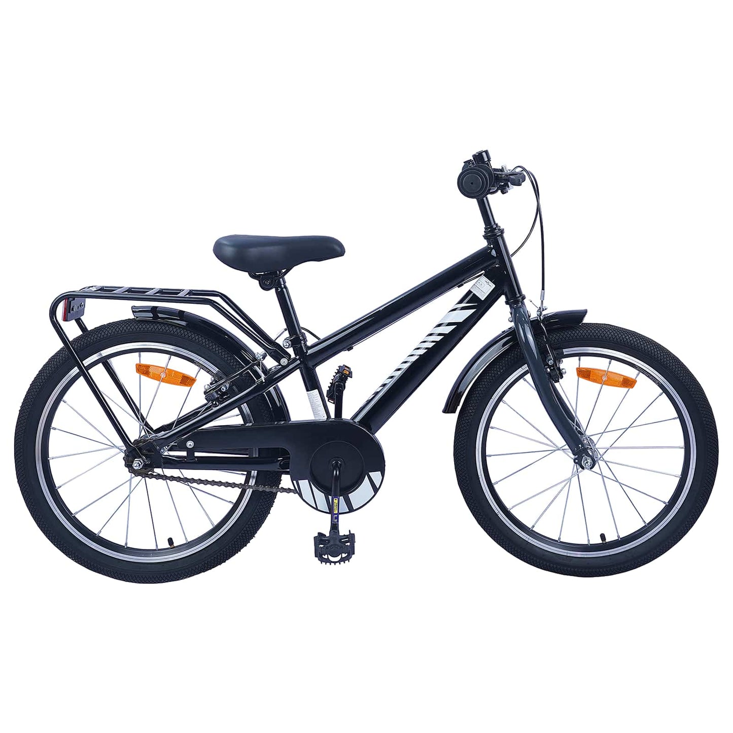 Bicicletta per bambini VidaXL 20 pollici per 6-11 anni nera