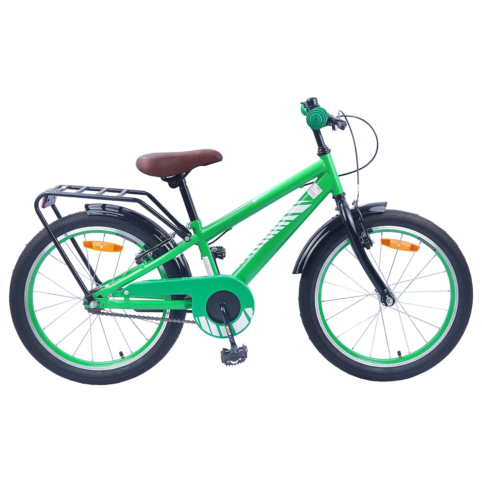 Bicicletta per bambini VidaXL 20 pollici per 6-11 anni verde