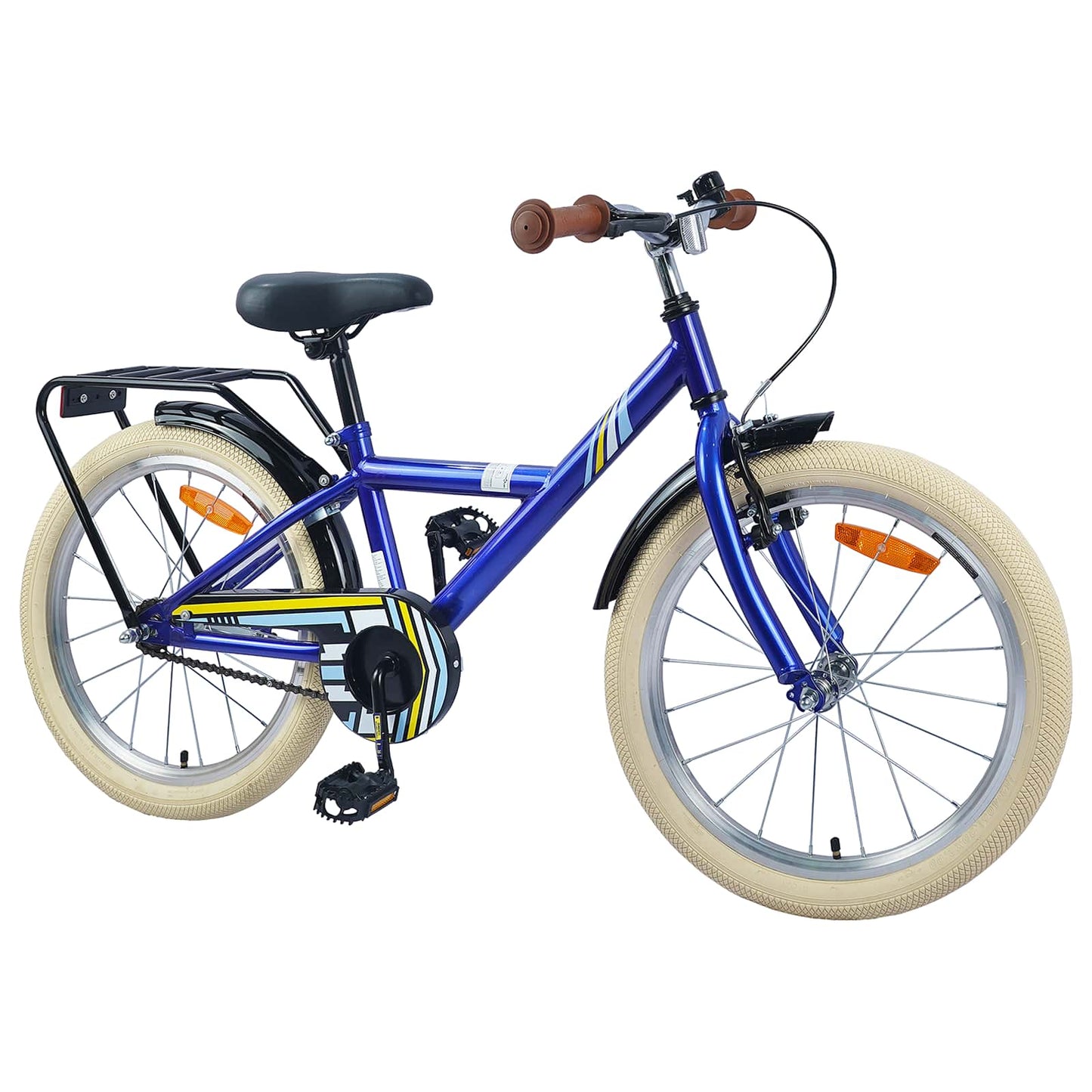 Bicicletta per bambini VidaXL 20 pollici per 6-11 anni, blu scuro