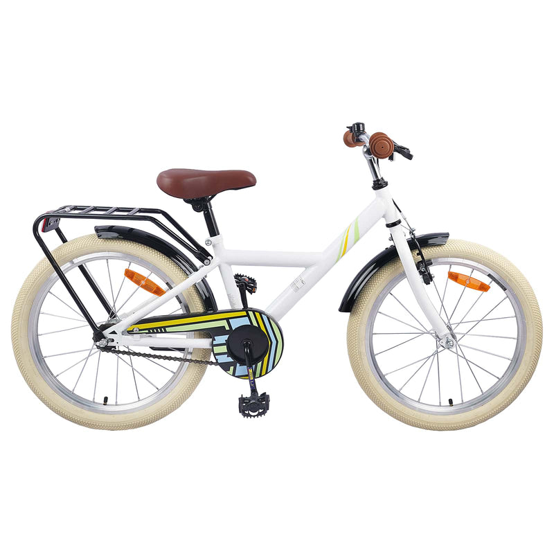 Bicicletta per bambini VidaXL 24 pollici per 8-12 anni bianca