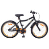 Vidaxl kinderfiets 20 inch voor 6-11 jaar oud zwart