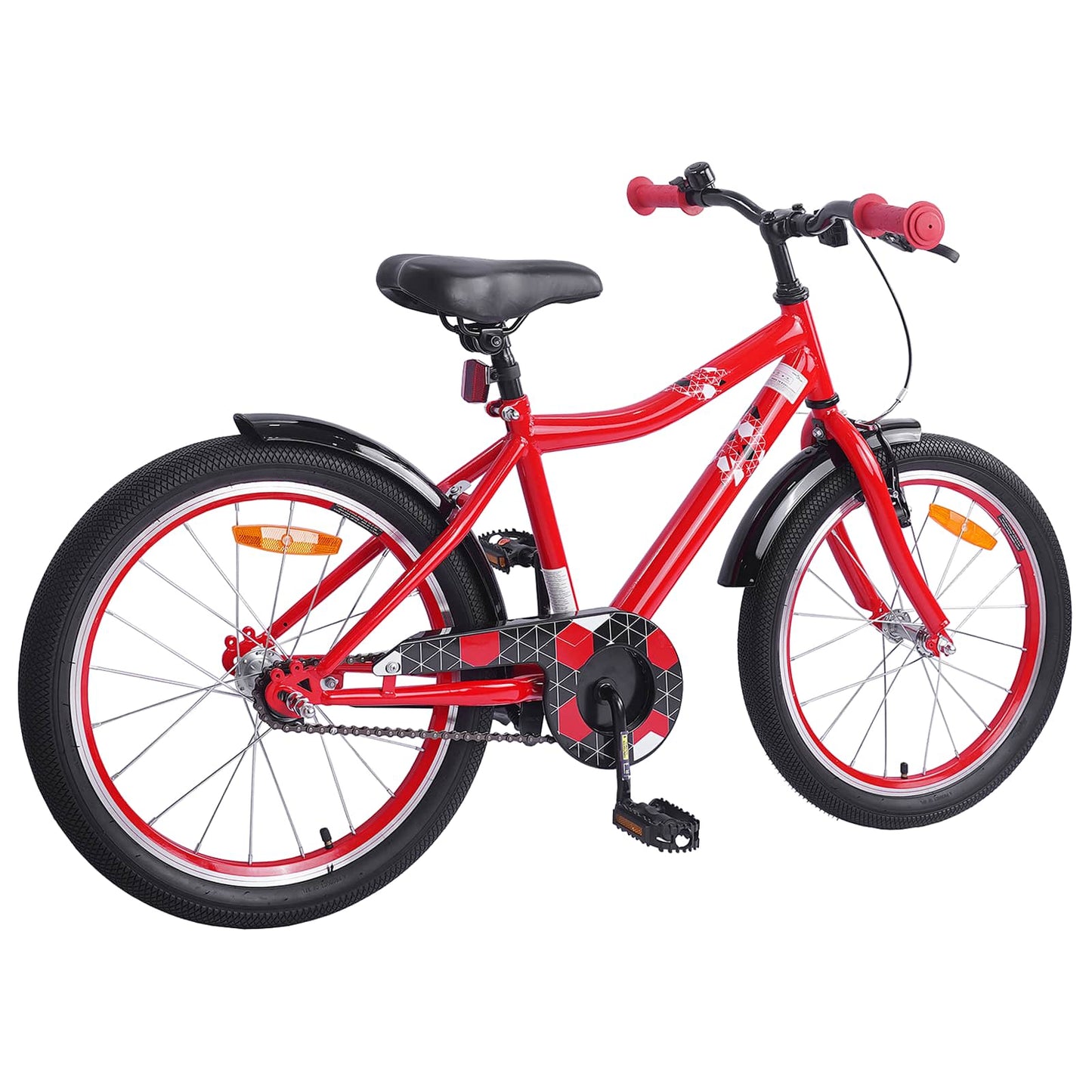 Vidaxl kinderfiets 20 inch voor 6-11 jaar oud rood